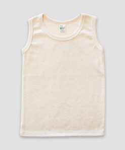 Toddler & Kids Tank Tops – Oatmeal – Polyester Cotton Blend - LG3956O - The Laughing Giraffe®