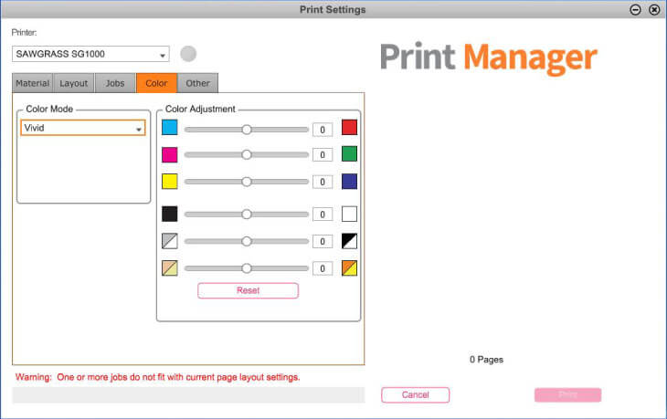 Swagrass Print Manager Color Tab - Sublimating a Baby Beanie Hat