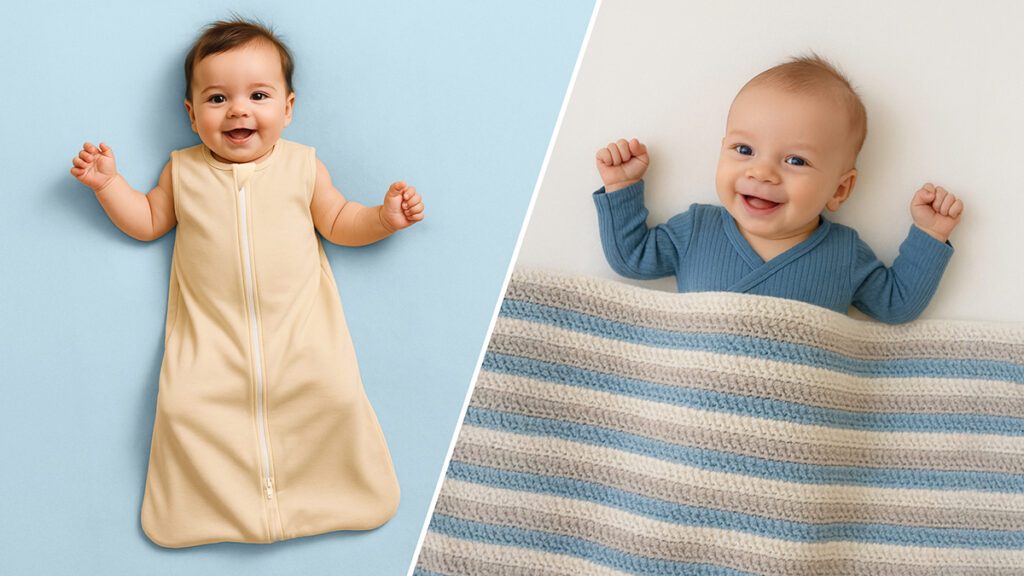 Baby Sleep Sack vs a Blanket - The Laughing Giraffe
