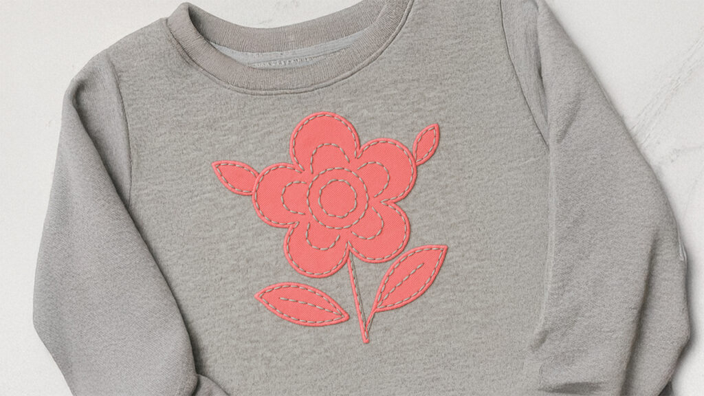 How to Applique a Sweatshirt - The Laughing Giraffe