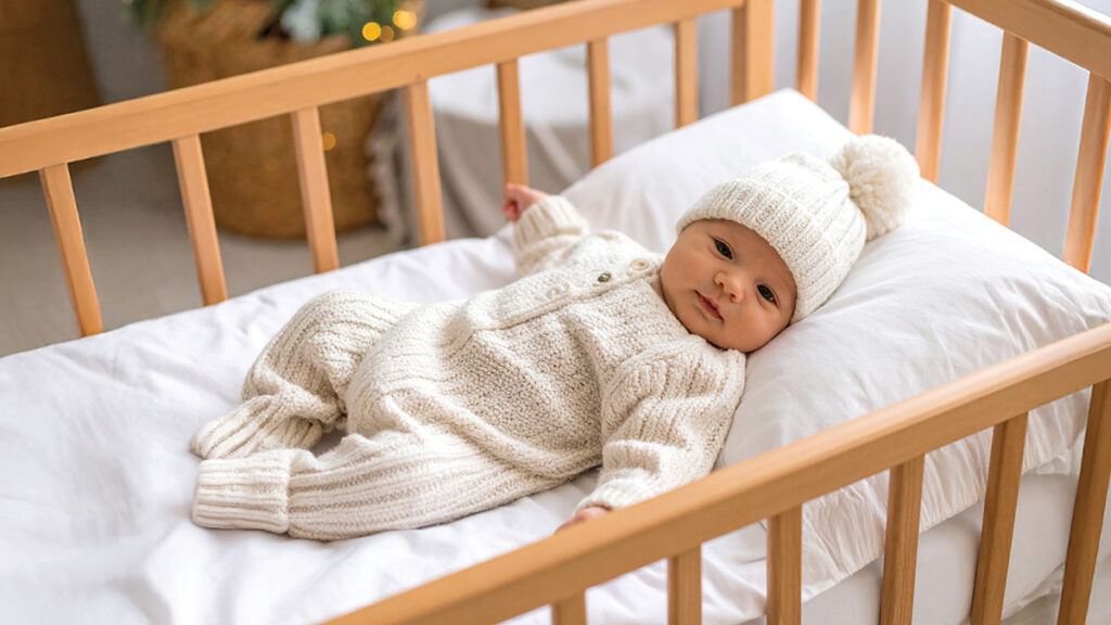 How to Dress a Baby for Sleep in Winter - The Laughing Giraffe